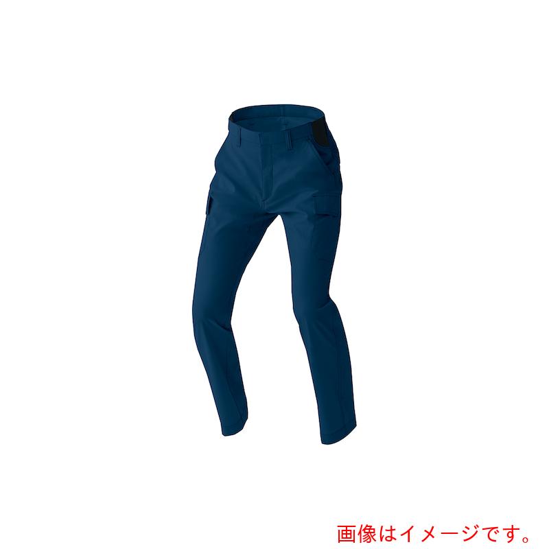 アイトス(AITOZ) 春夏ノータックカーゴパンツ(エコワーカーストレッチ) ネイビー 4L 【品番:AZ1951-008-4L】