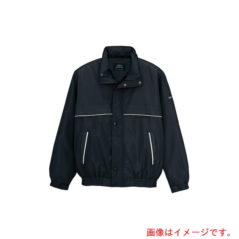 アイトス（AITOZ）　中綿ブルゾン（男女兼用）　ＡＺ１９６１　ブラック　３Ｌ　【品番：AZ1961-110-3L】
