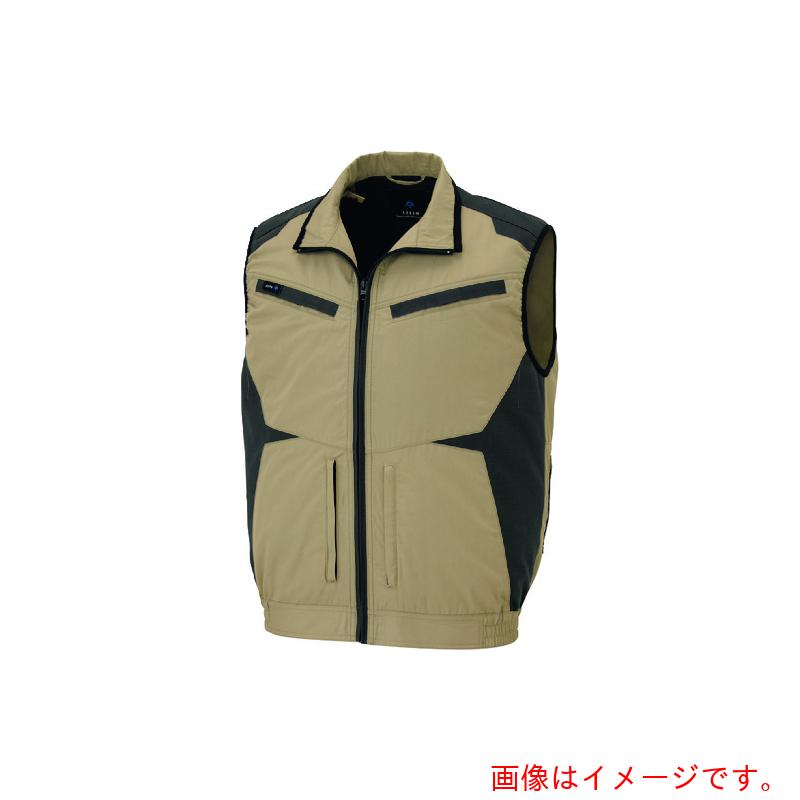 アイトス（AITOZ）　空調服用ベスト（空調服ＴＭ）　カーキ　４Ｌ　【品番：AZ30587-025-4L】