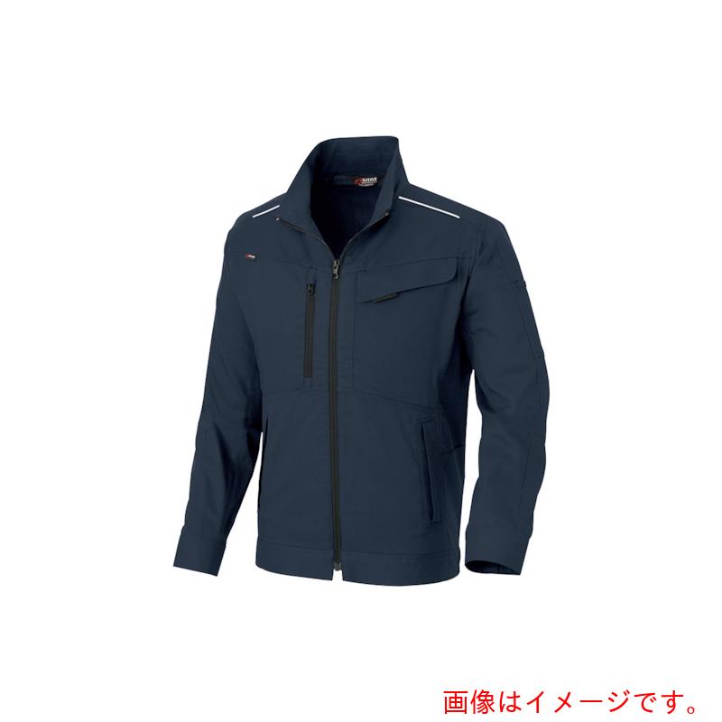 アイトス（AITOZ）　ニュームービンカット　春夏長袖ブルゾン　ネイビー　ＳＳ　【品番：AZ3330-008-SS】