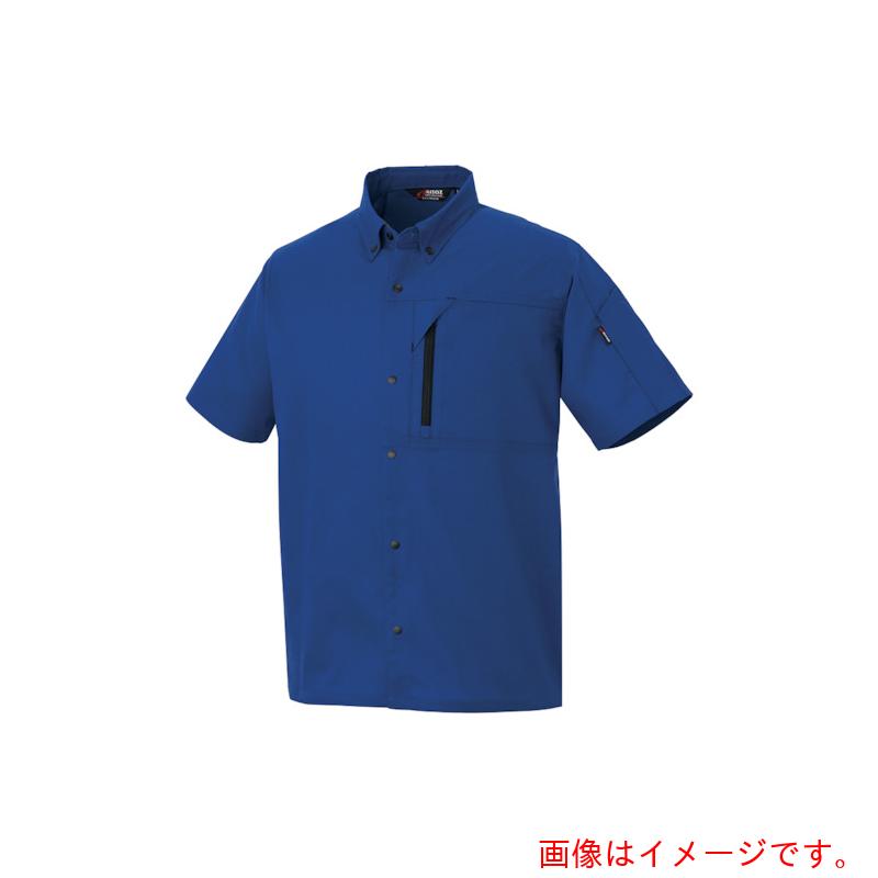 アイトス（AITOZ）　ニュームービンカット　春夏半袖シャツ　ロイヤルブルー　４Ｌ　【品番：AZ3337-006-4L】