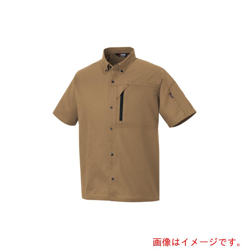 アイトス（AITOZ）　ニュームービンカット　春夏半袖シャツ　カーキ　４Ｌ　【品番：AZ3337-025-4L】