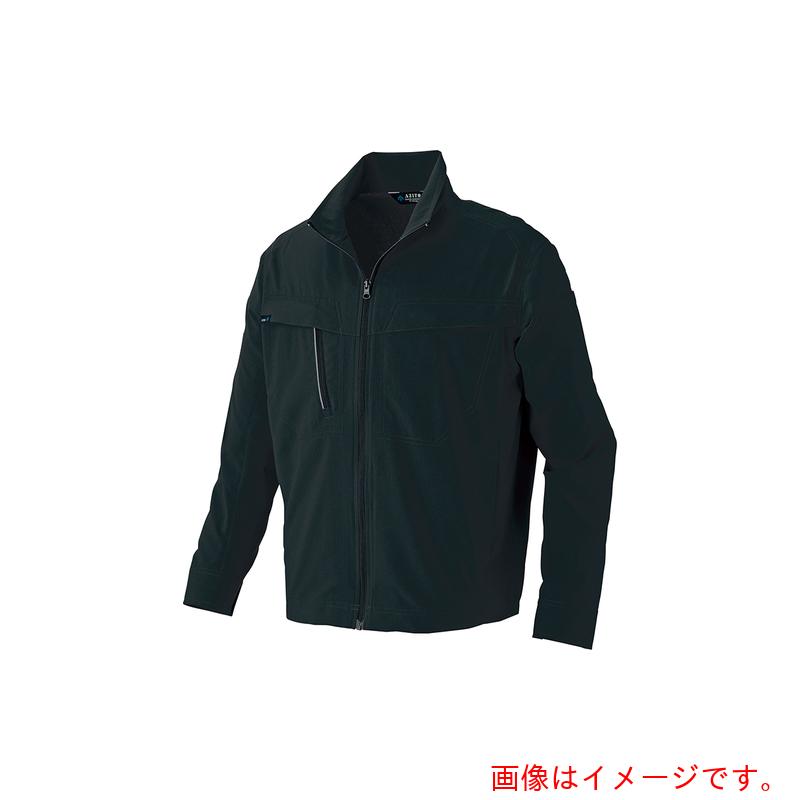 アイトス（AITOZ）　長袖ブルゾン（男女兼用）ＡＺ４１３０高通気軽量スーパーストレッチ　ブラック　ＳＳ　【品番：AZ4130-010-SS】