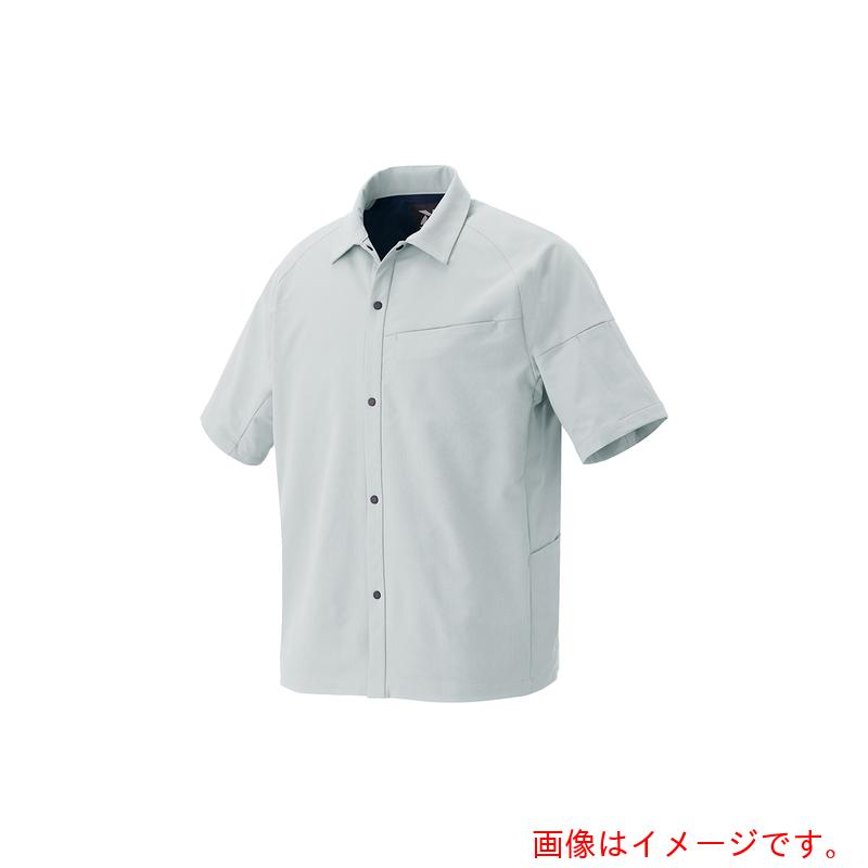 アイトス(AITOZ) 半袖シャツ(男女兼用) TULTEX WORK AZ4237 シルバーグレー 4L 【品番:AZ4237-003-4L】