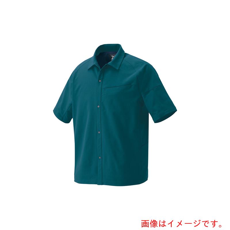 アイトス（AITOZ）　半袖シャツ（男女兼用）　ＴＵＬＴＥＸ　ＷＯＲＫ　ＡＺ４２３７　グリーン　６Ｌ　【品番：AZ4237-005-6L】