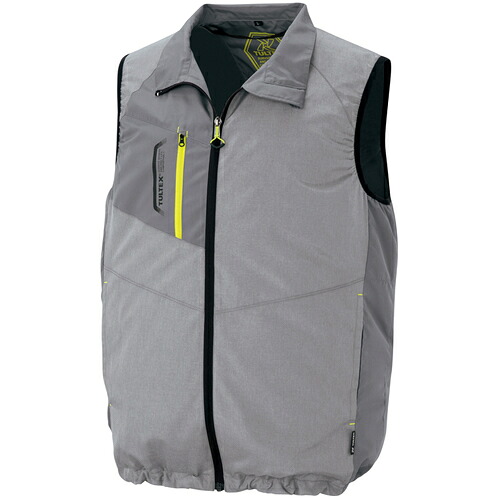 アイトス（AITOZ）　空調服用ベスト（空調服ＴＭ）　杢グレー　Ｓ　【品番：AZ50197-104-S】