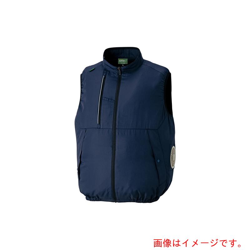 アイトス（AITOZ）　空調服　ベスト（男女兼用）ＡＺ５０２９６　ネイビー　６Ｌ　【品番：AZ50296-008-6L】