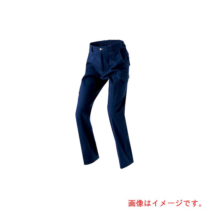 アイトス（AITOZ）　春夏綿１００％ムービンカットノータックカーゴパンツ　ネイビー　５Ｌ　【品番：AZ5121-008-5L】