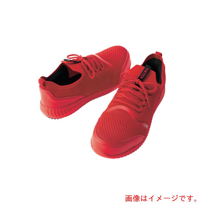 アイトス（AITOZ）　軽量セーフティーシューズ　ＡＺ５１６６３　レッド　２５．０　【品番：AZ51663-009-25.0】
