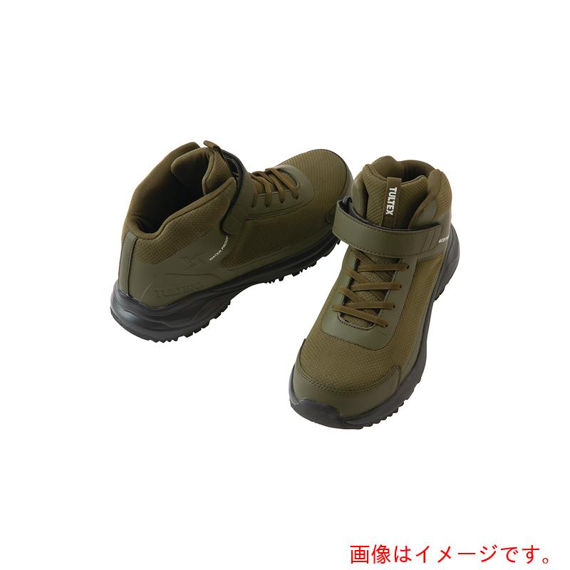 アイトス（AITOZ）　防水セーフティシューズ（ミドルカット）ＡＺ５６３８２　カーキ　２８．０　【品番：AZ56382-025-28.0】