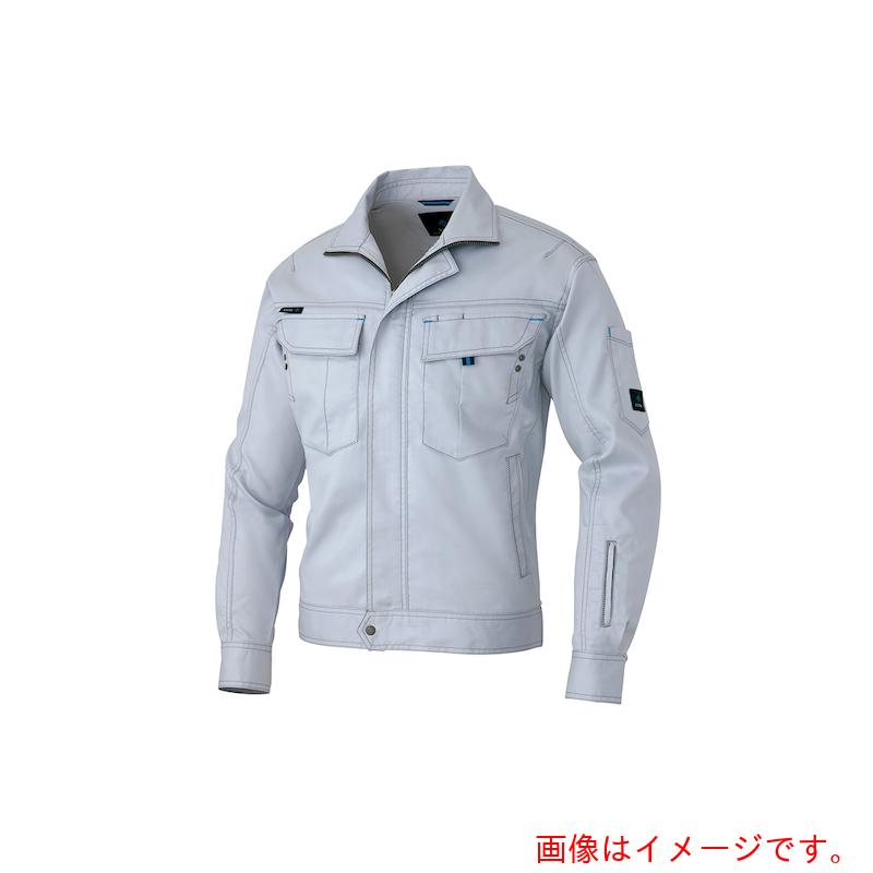 アイトス（AITOZ）　長袖ブルゾン（男女兼用）　シルバーグレー　【品番：AZ60301-003-6L】