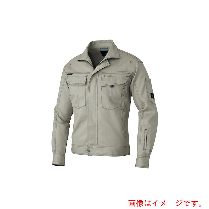 アイトス（AITOZ）　長袖ブルゾン（男女兼用）　アースグリーン　Ｍ　【品番：AZ60301-005-M】