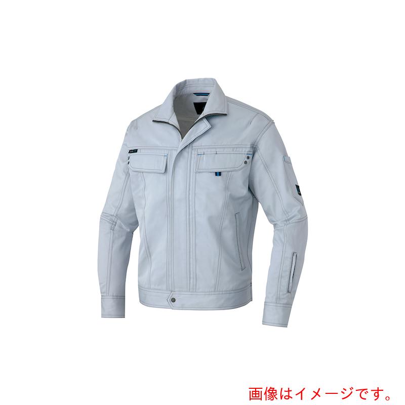 アイトス（AITOZ）　作業着　長袖ブルゾン（男女兼用）ＡＺ６０５０１　シルバーグレー　Ｓ　【品番：AZ60501-003-S】