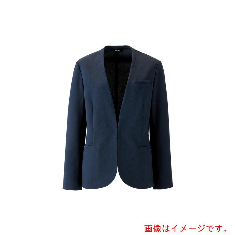 アイトス（AITOZ） ピエ レディースノーカラージャケットＡＺ６３００２０ 米国海軍 ２１ 【品番：AZ630020-011-21】
