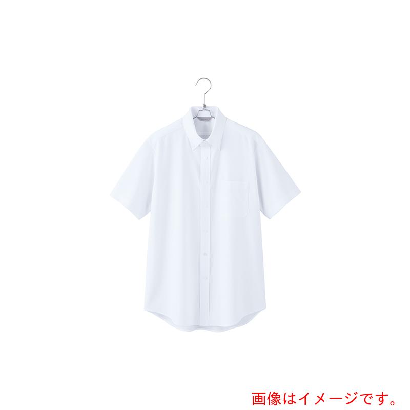 アイトス（AITOZ）　ピエ　メンズ半袖ボタンダウンシャツＡＺ６３４０６０　ホワイト　ＬＬ　【品番：AZ634060-001-LL】
