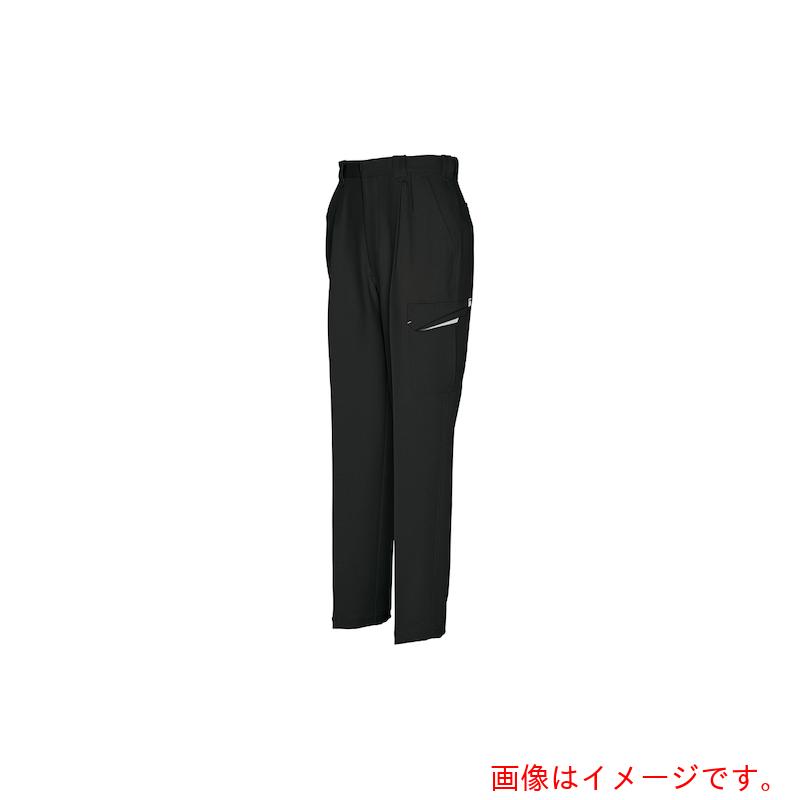 アイトス（AITOZ）　ズボン　カーゴパンツＡ（２タック）ＡＺ６５５４　ブラック×シルバーグレー　１００　【品番：AZ6554-010-100】