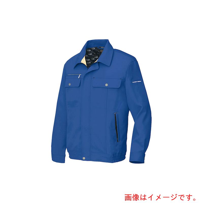アイトス（AITOZ）　長袖ブルゾンＢ（男女兼用）ＡＺ６５６０　ロイヤルブルー×イエロー　３Ｌ　【品番：AZ6560-006-3L】