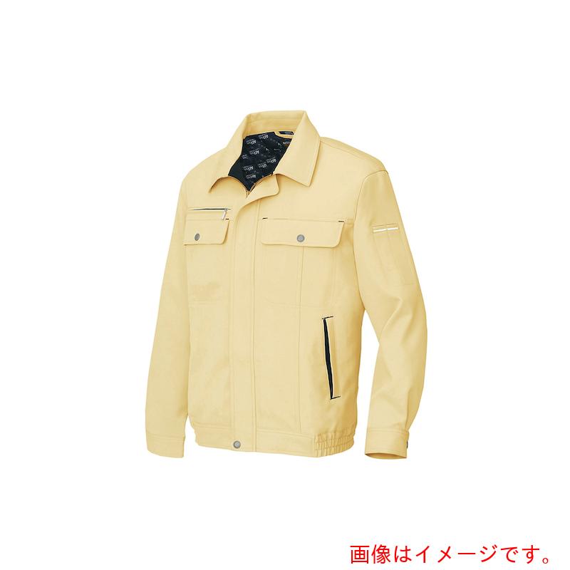 アイトス（AITOZ）　長袖ブルゾンＢ（男女兼用）ＡＺ６５６０　イエロー×ブラック　６Ｌ　【品番：AZ6560-019-6L】