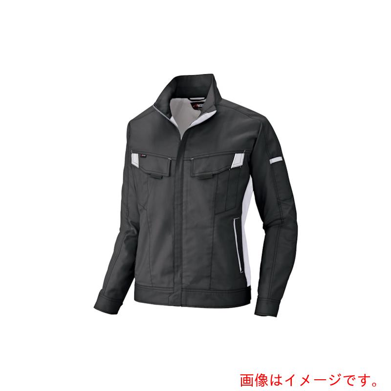 アイトス（AITOZ）　ムービンカット　長袖ブルゾン（男女兼用）ＡＺ６８０１　チャコール×シルバーグレー　６Ｌ　【品番：AZ6801-014-6L】 6,223円