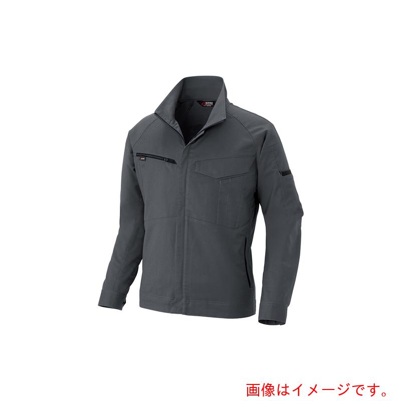 アイトス（AITOZ）　ムービンカット　長袖ブルゾン（男女兼用）ＡＺ６８０２　チャコール　ＳＳ　【品番：AZ6802-014-SS】
