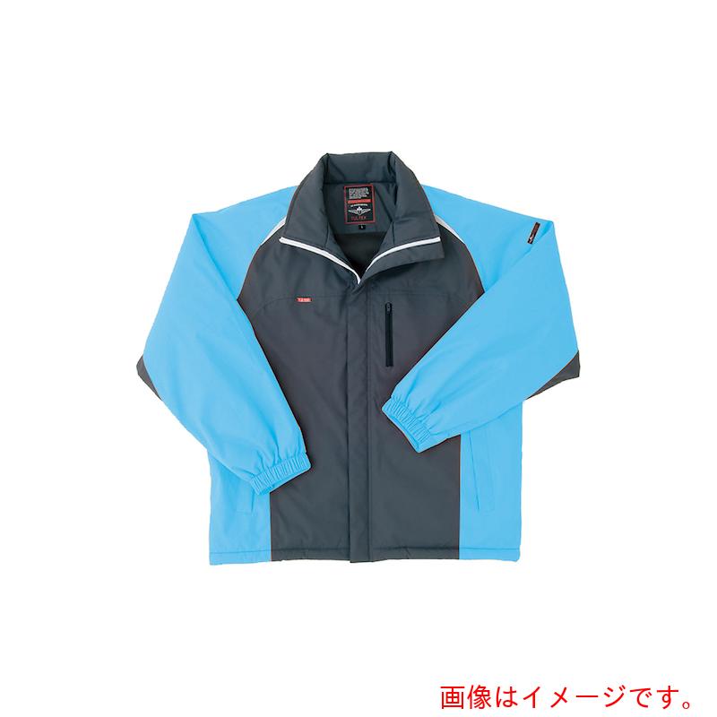 アイトス（AITOZ）　防寒ショートコート（男女兼用）ＡＺ８４７１　サックス　４Ｌ　【品番：AZ8471-007-4L】