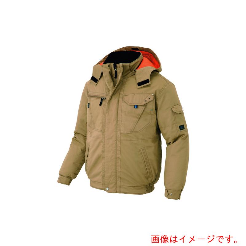 アイトス（AITOZ）　綿１００％防寒ブルゾン　チャコール　Ｌ　【品番：AZ8571-014-L】