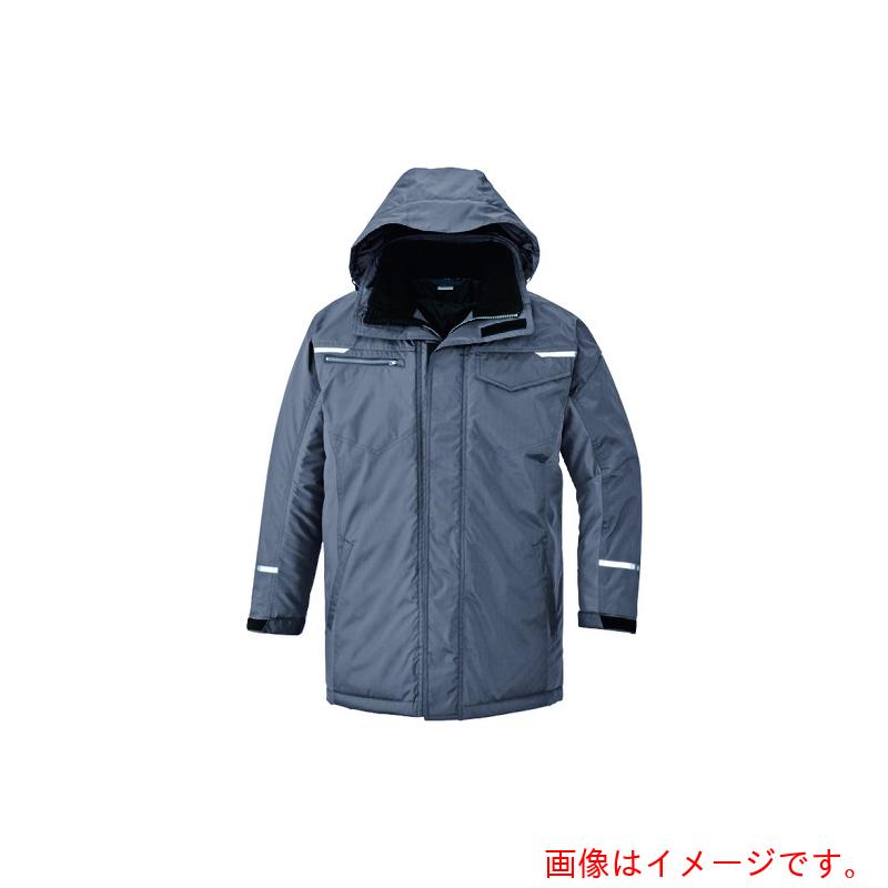アイトス（AITOZ） 制電防寒厚地の外套 薄墨色 【品番：AZ9365-004-5L】