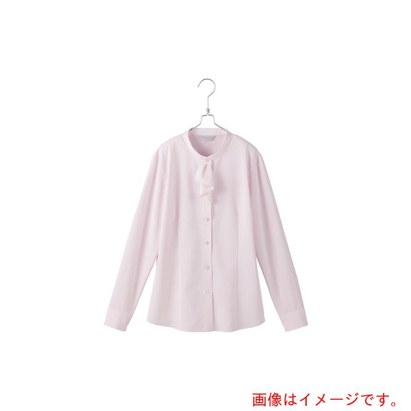 アイトス（AITOZ）　ピエ　長袖ブラウスＨＣＢ４１２１　ピンク　５　【品番：HCB4121-038-5】