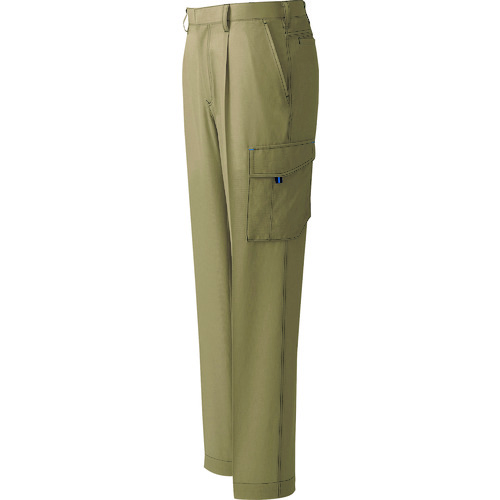 アイトス（AITOZ）　カーゴパンツ（１タック）（男女兼用）　カーキ　６Ｌ　【品番：30451-025-6L】