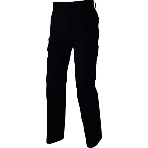 アイトス（AITOZ）　カーゴパンツ（ノータック）　ブラック　７６　【品番：3851-010-76】