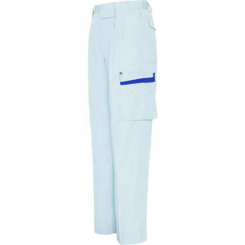 アイトス（AITOZ）　カーゴパンツ（２タック）　シルバーグレー×ロイヤルブルー　７０　【品番：5574-003-70】