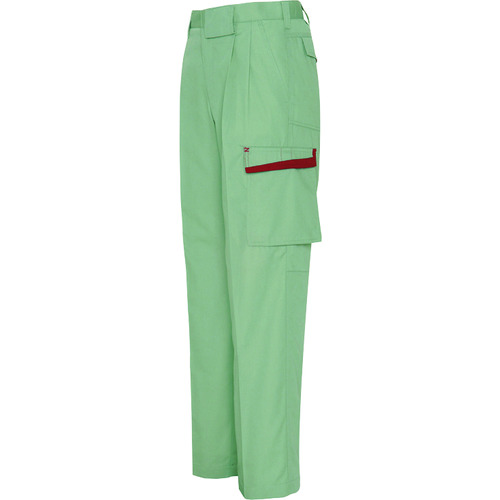 アイトス（AITOZ）　カーゴパンツ（２タック）　アースグリーン×ワインレッド　１２５　【品番：5574-005-125】