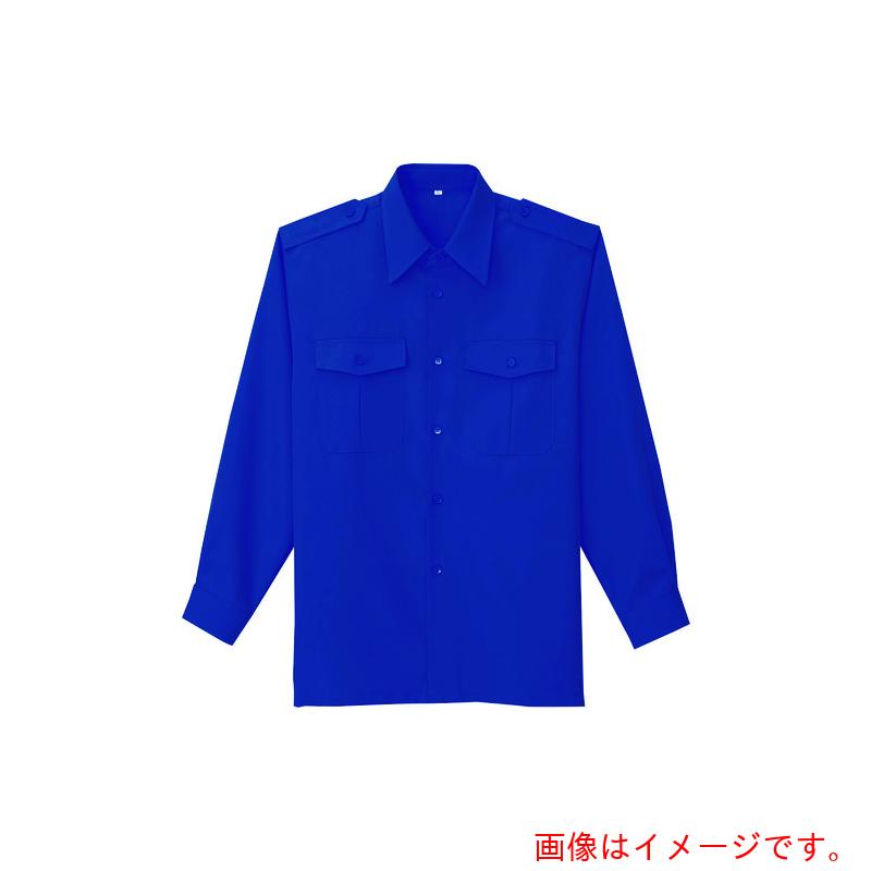 アイトス（AITOZ）　長袖シャツ　ライトネイビー　Ｓ　【品番：67001-108-S】