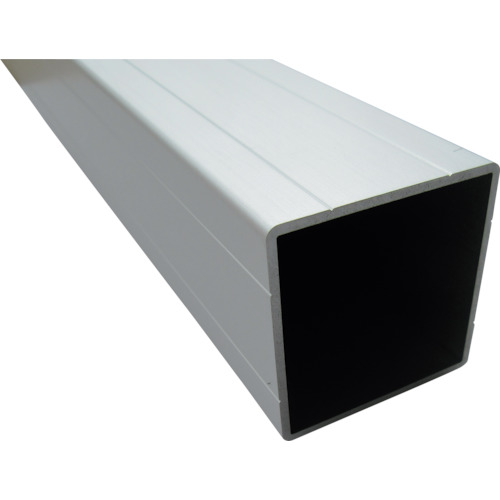 【別途送料あり】アルインコ　アルミ角パイプ角Ｒ２付Ｖ溝２本付４０Ｘ４０Ｘ１．５シルバクリア無４ｍ　【品番：LB101S】