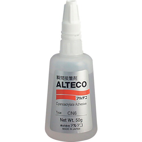 アルテコ（ALTECO）　工業用　瞬間接着剤　ＣＮ６　５０ｇ　（耐衝撃タイプ）　【20個】　【品番：CN6-50】