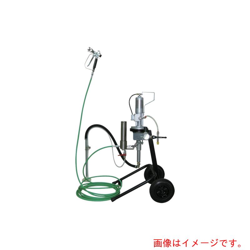 【別途貨物輸送あり】アネスト岩田 エア湖受け答えペンキ塗り機 エアレスユニット（手押し車式） 目覚ましい当て嵌める剪断応力１４ＭＰａ 【品番：ALS-123B】