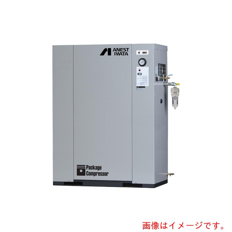 【別途貨物輸送あり】アネスト岩田 燃料補給式レシプロパッケージコンプレッサ ３．７ＫＷ ドライヤー付き添い人 ５０Ｈｚ 【品番：CLP37EFH-8.5DM5】