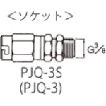 【別途送料あり】アネスト岩田　クイックジョイント（セット）　【品番：PJQ-3】