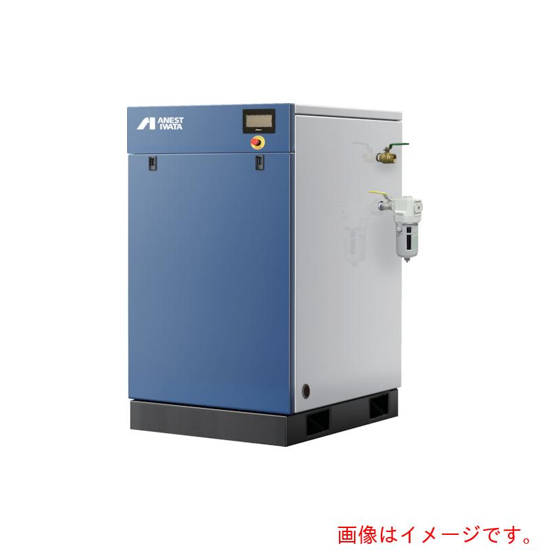 【別途送料あり】アネスト岩田　オイルフリースクロールコンプレッサ　ＥＧシリーズ　（オイルフリー）　ドライヤ付き　６０Ｈｚ　モーター出力５．９ｋＷ　【品番：SLP-55EGDM6】