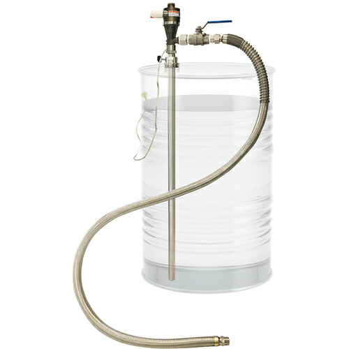 【別途送料あり】アクアシステム ケミカルドラムポンプＳＵＳ製（エア式）溶剤・薬品用 【品番：CHD1-20ASUS-V】