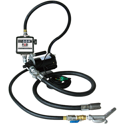 【別途送料あり】アクアシステム　流量計付ホース接続電動ポンプ　（１００Ｖ）　オイル　油　【品番：K33EVH-100】