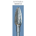アルゴファイルジャパン（ARGOFILE）　超硬カッタースパイラルカット　Φ６Ｘ１３　Φ２．３４軸　【品番：CC324】