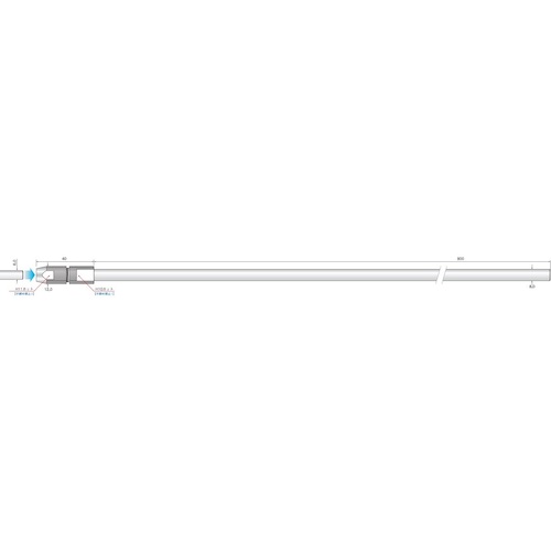 アルゴファイルジャパン（ARGOFILE）　シャンクアダプター　Φ６ｍｍ軸Ｘ９４０Ｌ　（　Φ８．０）　【品番：MR234】｜住設プロ　店 27,611円