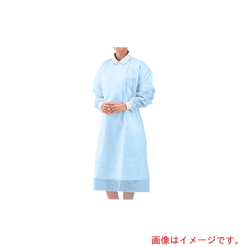 アズワン　ＡＳ　アイソレーションガウン（袖付）青　５０枚　【品番：0-9870-12】 その他-花・ガーデン・DIY-DIY・工具