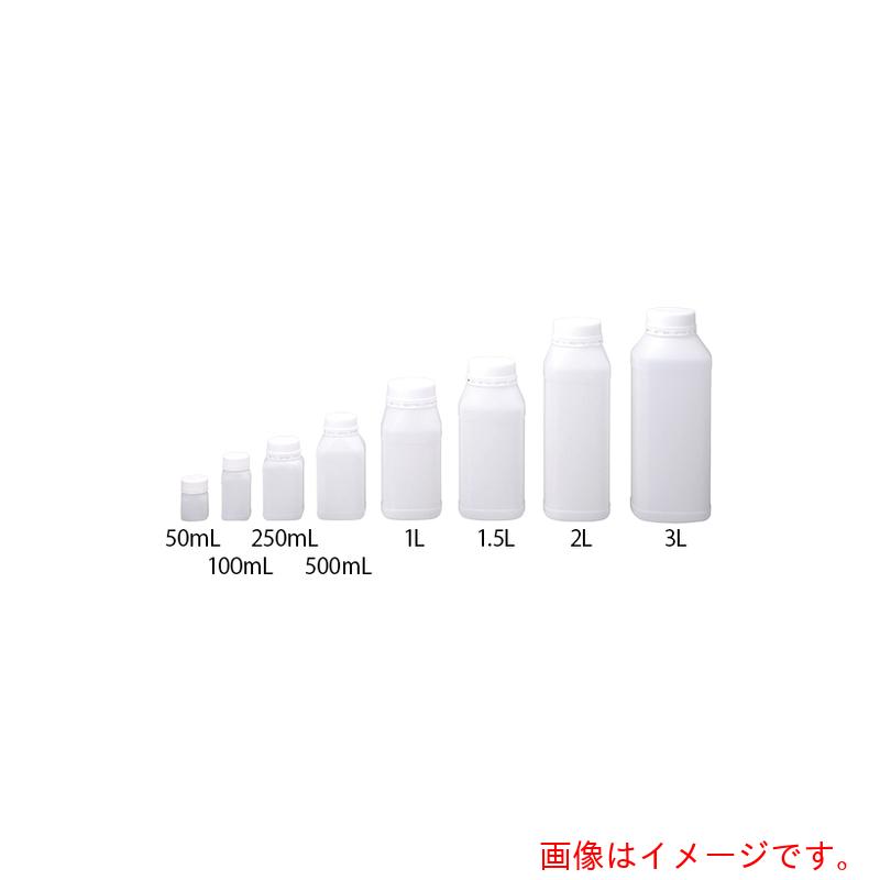 アズワン　ＡＳ　セキュリティーボトル　角型　５００ｍｌ　（１００本入）　【品番：1-1547-04】