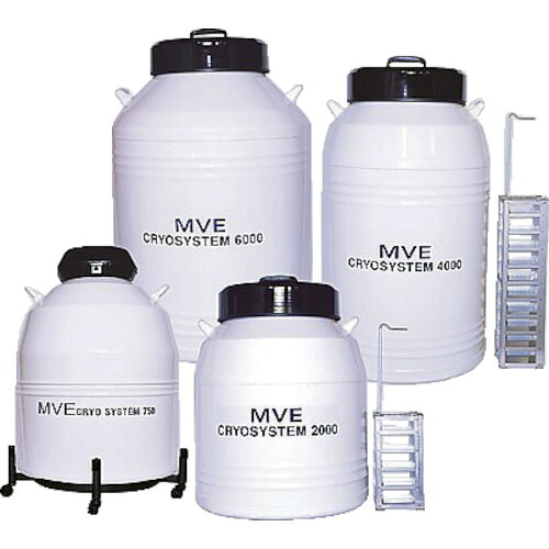 【別途送料あり】アズワン　ＡＳ　液体窒素容器ＣｒｙｏＳｙｓｔｅｍ７５０　【品番：2-5896-01】