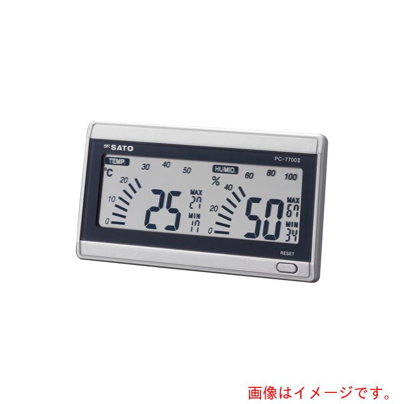 アズワン ＡＳ デジタル温湿度計ＰＣ－７７００［［Ｒ２］］目盛り調整付け出し 【品番：2-6297-01-20】