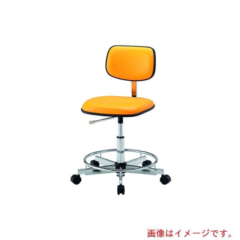 【別途送料あり】アズワン　ＡＳ　カラフルスタンダードチェアＬＳＣ－ＯＲ　【品番：2-670-04】 34,055円