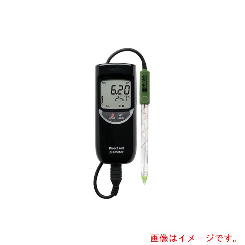 アズワン　ＡＳ　土壌用ｐＨ／℃計　ＨＩ９９１２１Ｄ　【品番：2-8606-21】