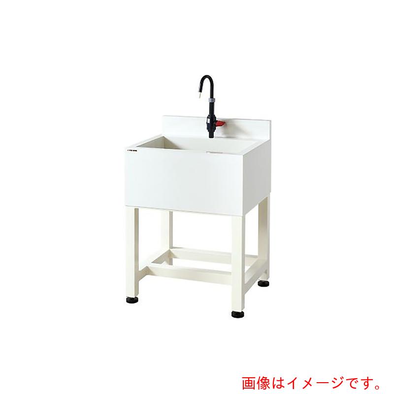 【別途送料あり】アズワン　ＡＳ　ＰＶＣ流し台　ＡｌｌＰ－６００Ｊ　蛇口付　【品番：3-398-01】